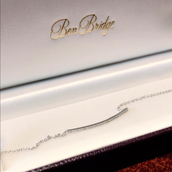Ben Bridge 14K Diamond Bracelet - Picture 2 of 4